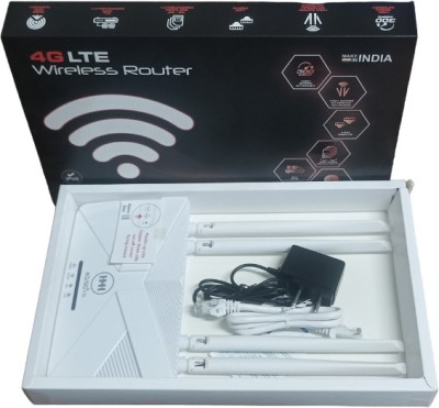 my wifi VI/AIRTEL/JIO 5G/4G SIM SUPPORTED B525 V2.0 NEW LTE WIFI Router - 300 Mbps 4G Router(White, Dual Band)