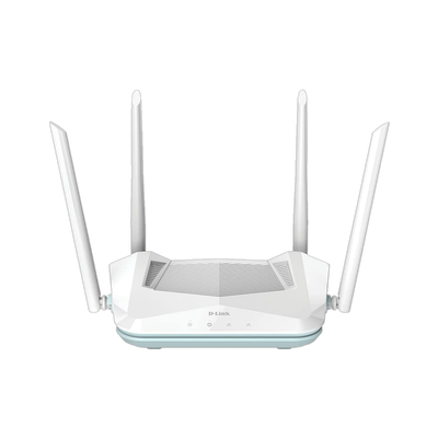 D-Link R15 Wi-Fi 6 Router 2.4 GHz, 5 GHz 1500 Mbps Wifi Speed Dual Band External Antenna Ethernet (Cable Broadband)(White)
