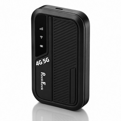 LTE MIFI 4G/5G Wireless Mobile WiFi 4G Router 2.4 GHz 300 Mbps Wifi Speed Single Band Internal Antenna MiFi (Sim Based)(Black)