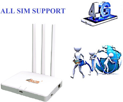 Realtime W8+ 5G Home Router with Free Adapter + USB Cable + Lan Cable Router 2.4 GHz 100 Mbps Wifi Speed Single Band External Antenna MiFi (Sim Based)(White) Realtime W8+ 5G Home Router with Free Adapter + USB Cable + Lan Cable Router 2.4 GHz 100 Mbps Wifi Speed Single Band External Antenna MiFi (Sim Based)(White)