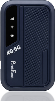 4G/5G LTE Wireless Mobile MIFI 4G Router 2.4 GHz 300 Mbps Wifi Speed Single Band Internal Antenna MiFi (Sim Based)(Blue)