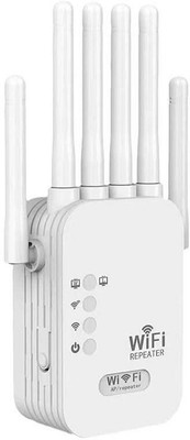 Wireless Range Extender, Wi-Fi Extender, Wi-Fi Hotspot with 6 Antenna 800+ Mbps WiFi Range Extender 5 GHz 867 Mbps Wifi Speed Dual Band External Antenna Access Point Mode(White)