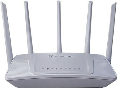 Smart-E4 AX3000 Wireless Router Wireless Router 2.4 GHz, 5 GHz 2974 Mbps Wifi Speed Dual Band External Antenna Ethernet (Cable Broadband)(White)