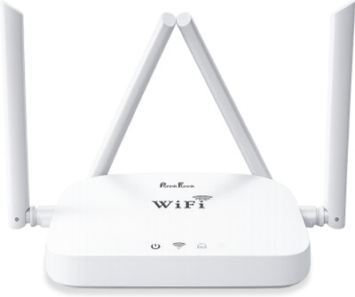300M Wireless WiFi Range Extender 2.4 GHz 300 Mbps Wifi Speed Dual Band External Antenna Access Point Mode(White)