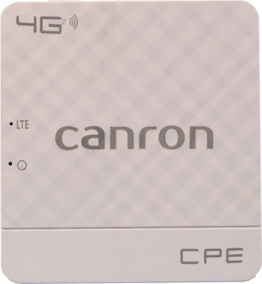 CANRON 4G 300Mbps 2.4GHz Wireless N 4G LTE, Plug-n-Play, with Micro SIM Card Slot 300 Mbps 4G Router (White, Single Band)