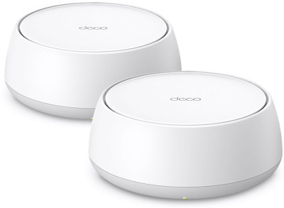 TP-Link Deco BE25(2-pack) BE5000 Whole Home Mesh WiFi 7 System 5000 Mbps Mesh Router(White, Dual Band)