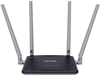 WAVLINK WL-WN529E4 4G SIM Card Slot N300 4G Wi-Fi Router 4*5dBi JIO SIM Not Supportable 4G Router 2.4 GHz 1200 Mbps Wifi Speed Single Band Internal & External Antenna MiFi (Sim Based)(Black)