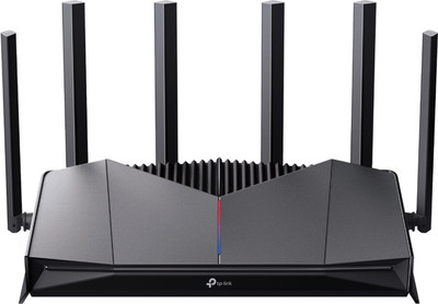 Archer GE400 Dual-Band BE6500 Wi-Fi 7 EasyMesh Gaming Router 2.4 GHz, 5 GHz 6500 Mbps Wifi Speed Dual Band External Antenna Ethernet (Cable Broadband)(Black)