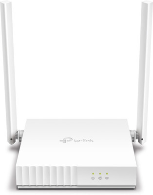 TP-Link TL-WR820N Wireless Router 2.4 GHz 300 Mbps Wifi Speed Single Band External Antenna Ethernet (Cable Broadband)(White)