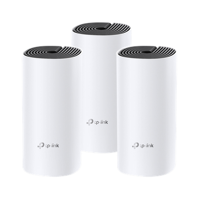 Deco M4 AC1200 Mesh Router 2.4 GHz, 5 GHz 1200 Mbps Wifi Speed Dual Band Internal Antenna Ethernet (Cable Broadband)(White)
