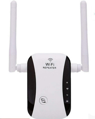 MARS Wifi Extender High Speed Network Router 300 mbps Repeater Extander WiFi Range Extender 2.4 GHz 300 Mbps Wifi Speed Dual Band External Antenna Access Point Mode(White)