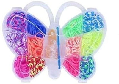 KRAFTMASTERS Flowers Loom Rubber Band Kit for DIY Crafts Flowers Loom Rubber Band Kit for DIY Crafts Rubber Band(Pack of 1)