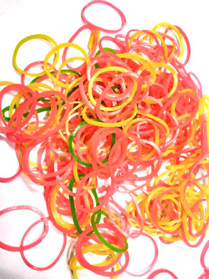 SHARMA BUSINESS Rubber Band Nylon Color 1 Inch For Home And Kitchen Use Pack of 50 Gram Rubber Band(Pack of 50)