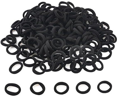 Artovia Cotton Ties for Girls and Womens, Mini Elastic Rubber Bands, 100 Pack Rubber Band Rubber Band(Pack of 100)