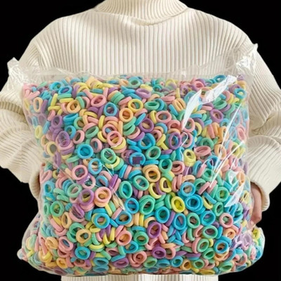 RP Bazaar Mini Rubber Band, Hair Rubber Band for Kids, Rubber Band (Pack of Approx 90-100) Rubber Band Rubber Band(Pack of 100)