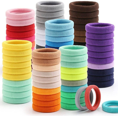 Nihshiv Hub Multicolor Elastic Hair Bands 60 Pics Rubber Band(Multicolor)