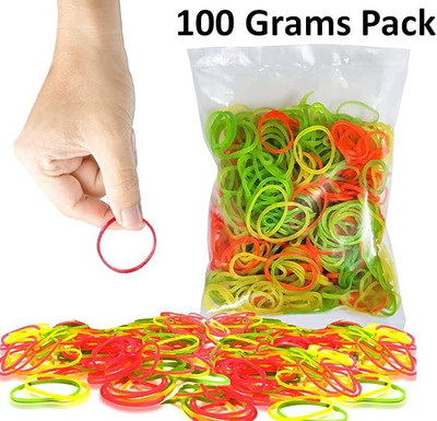 Magic Providers Rubber bands (More than 1000 rubber bans in 100 grams) Rubber Band(Pack of 1000)