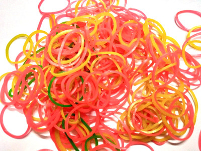 SHARMA BUSINESS Multicolor Elastic Rubber Band For Packing, Home & Office Use, 1 Inch Rubber Band(Pack of 50)