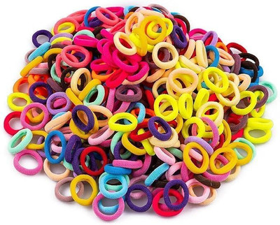 Artovia Cotton Ties for Girls and Womens, Mini Elastic Rubber Bands, 100 Pack Rubber Band Rubber Band(Pack of 100)