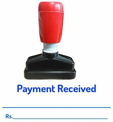 Dey 's stationery store Payment Received Pre-Inked Rubber Stamp Payment Received(6.5 cm, Blue)