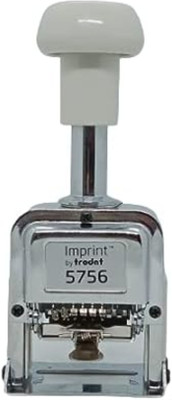 Ochitya TRODAT HEAVY DUTY AUTOMETIC NUMBERING Machine 6 Digit Ideal for Stamping ALL TYPE(4.8MM, BLACK)