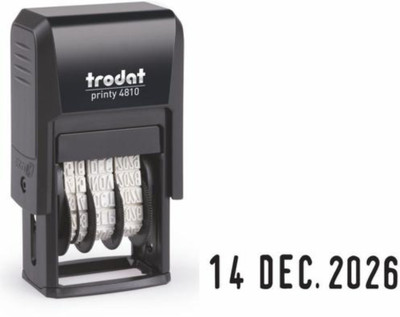 Ochitya TRODAT DATER-4810 STAMP(3.8 mm SELF INK STAMP, BLUE)
