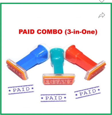 madhufashain Paid nylon Stamps Rubber stamp(Small, Blue)