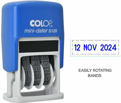 colop DATER S 120 SELF INK DATER STAMP(small, BLUE)