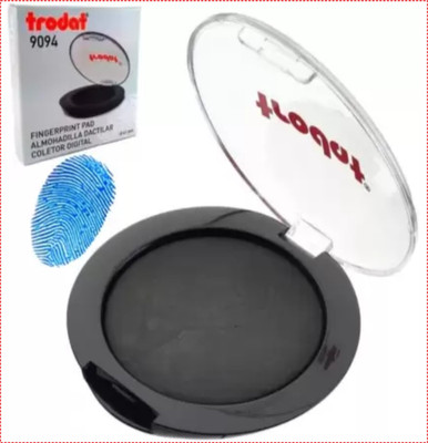 Ochitya Trodat Inkless Fingerprint Pad/Thumbprint Pad/Elegant Design (Set Of 1, Blue) Fingerprint Pad(40MM, BLUE)