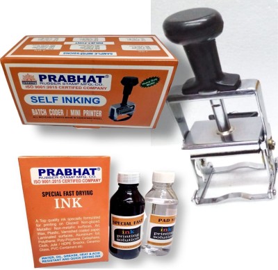 Prabhat Manual Batch Coding Label Stamping Machine Manual(18x10x9, No)