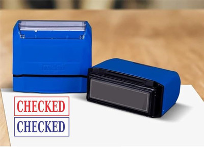 Trodat JR STAMP Self Pri Customized Ink Rubber Stamp (Round Self Stamp) PRINK STAMP(REGULAR, BLUE, RED, GREEN)