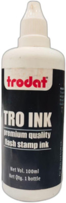 Sgt Trodat Flash Stamp Ink Black Color Bottle(100 ml, Black)