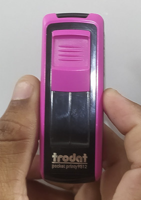 Trodat Thank You Pocket Stamp Self Ink(15x43mm, Blue)