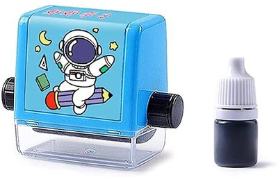 CRAZYABBS Maths Stamps Roller Design Digital Teaching Stamp Self -inking Stamp division DIVISION(MEDIUM, BLACK)