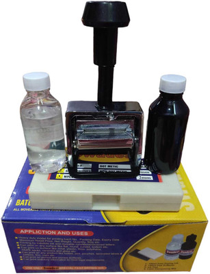 SVMC Manual batch coding -2mm Self Inking(2mm, black ink)