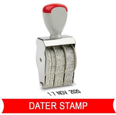 VELMURUGAN VM Dater Stamp with Adjustable Dates & Years Dater Stamp(1.25 x 0.16 inches, pad volor)