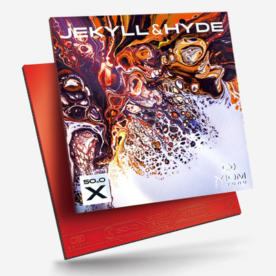 Xiom JEKYLL & HYDE X50.0 2 mm Table Tennis Rubber(Black)