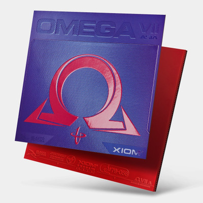 Xiom Omega 7 Asia 2 mm Table Tennis Rubber(Black)