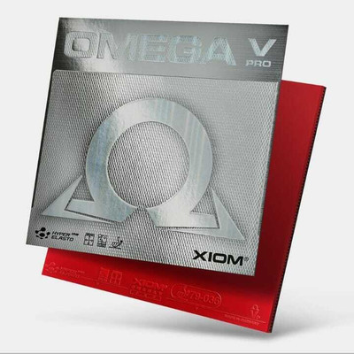 Xiom Omega 5 Pro 2 mm Table Tennis Rubber(Black)