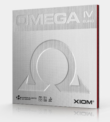 Xiom Omega 4 Euro 2 mm Table Tennis Rubber(Red)