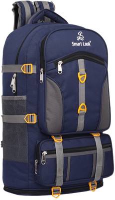 Smartlook Travel for Outdoor Sport HikiIng bag blue Waterproof Backpack (Blue, 70 L) Waterproof Backpack(Dark Blue, 75 L)