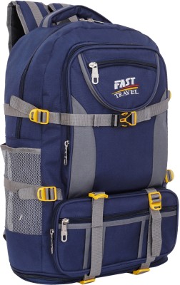 Fast Traveler Rucksack for Outdoor Sport Camping Hiking Trekking Bag-blue Rucksack  - 60 L(Blue)