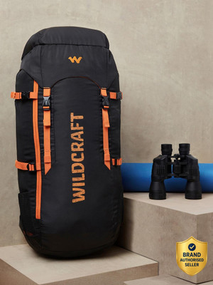 Wildcraft Flip Ruck 2 Rucksack  - 60 L(Black, Orange)