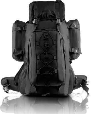 hike Travel Backpack 65L Waterproof Trekking Rucksuck Detachable Camping Hiking Bag Rucksack  - 65 L(Black)