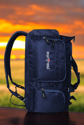 Wildmoda 45L FlexForce: All-in-One Travel, Trekking, Duffel Bag, Sports & Gym bag Rucksack  - 45 L(Blue)
