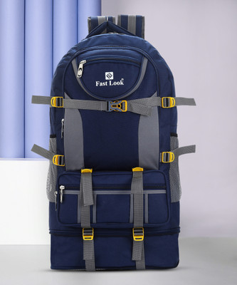 Fast look Travel Rucksack Backpack for Sport Camping Hiking Trekking Bag-Blue Rucksack - 60 L(Blue)