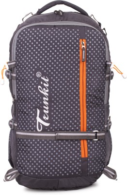 Trunkit Travel bag for men tourist bag backpack for hiking/trekking/camping Rucksack  - 65 L(Grey)