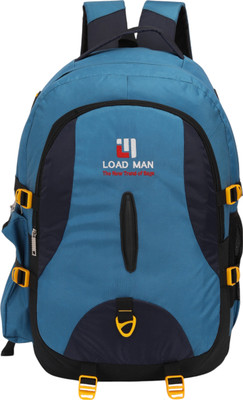 LOADMAN LD-TR-MULTICOLOR 60L Litres Water Resistant For Hiking Trekking And Travel Rucksack  - 60 L(Multicolor)