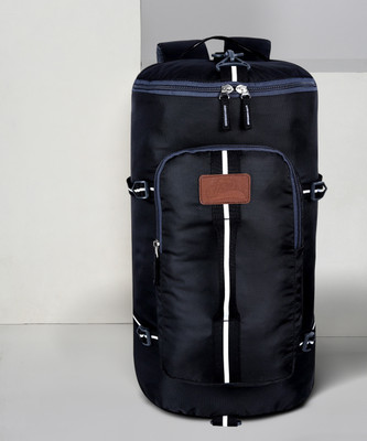 Leatherworld Adventure Hiking Bag trekking Bag Plus Duffel Bag Rucksack  - 40 L(Black, White)