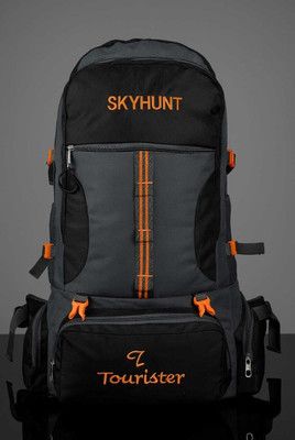 SKYHUNT Mountainering, Trekking & hiking bag waterproof casual Travel Rucksack  - 82 L(Black)